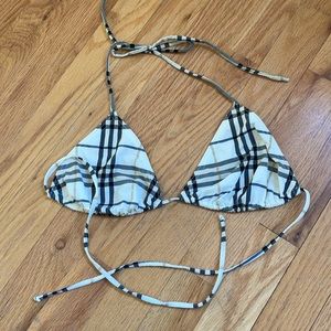 Vintage Burberry Bikini Top